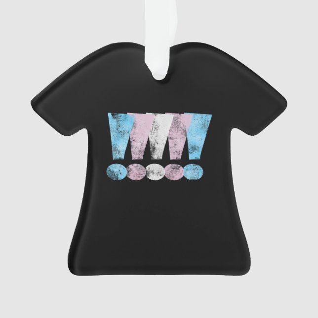 Points d'exclamation de fierté de transsexuel (devant)