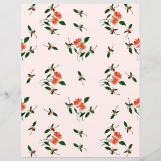 Points dorés et florales peintes à la main Rose te