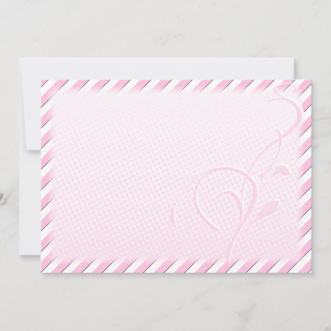 Points et rayures roses et fleuris (Devant)