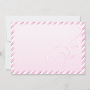 Points et rayures roses et fleuris