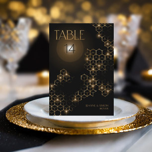 Points forts Honeypeb Numéro de table géométrique