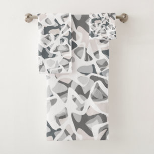 Points gris clair motif Abstrait tacheté