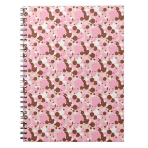 Points napolitains 01-Lt CARNET rose-SPIRAL
