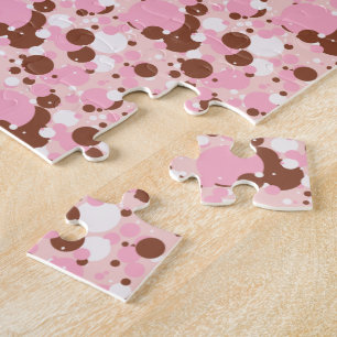 Points napolitains 01-Lt Pink-JIGSAW PUZZLE