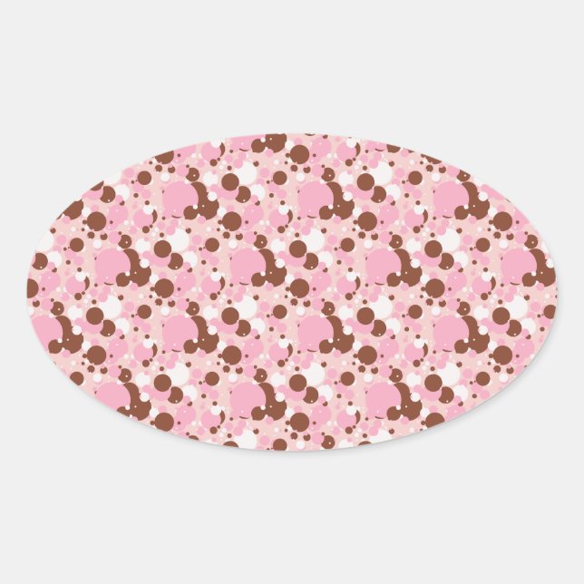 POINTS Napolitains 01-Lt STICKERS ROSE-OVAL (Devant)