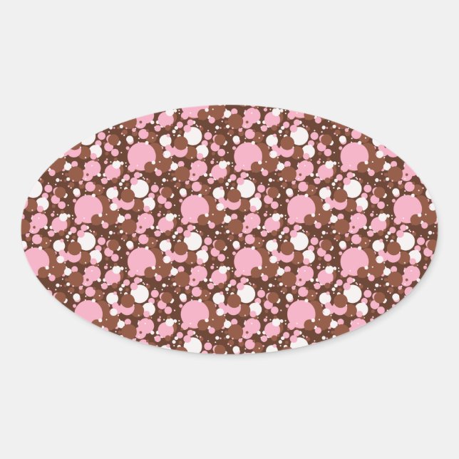 POINTS Napolitains 03 STICKERS EN FORME M-OVAL Bro (Devant)