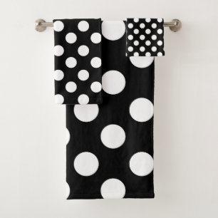Points noirs et blancs à pois