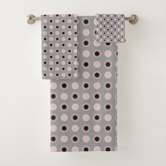 Points noirs, roses, gris et blancs (En situation)