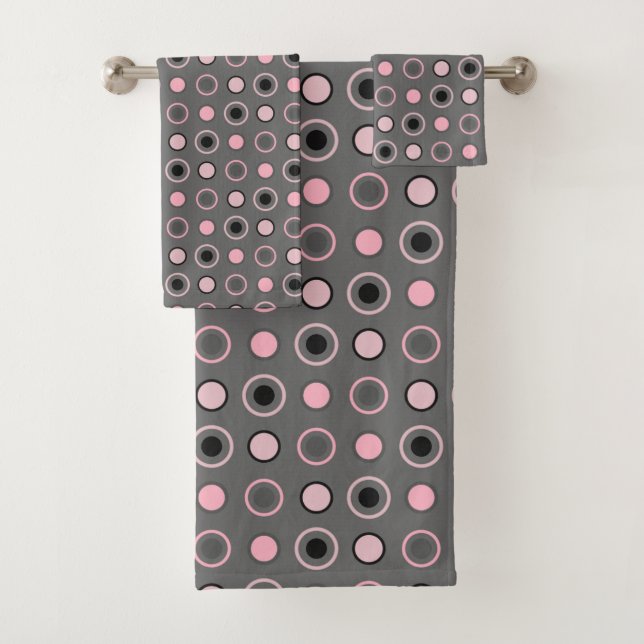 Points noirs, roses, gris et blancs (En situation)