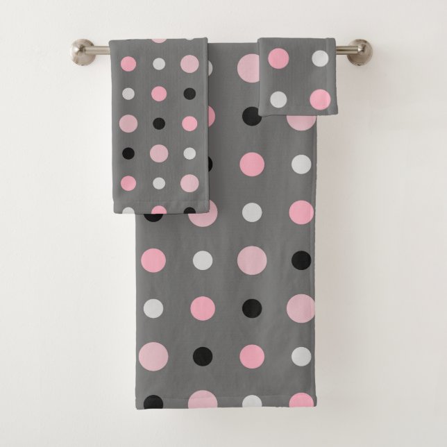 Points noirs, roses, gris et blancs (En situation)