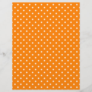 Points orange et blanc