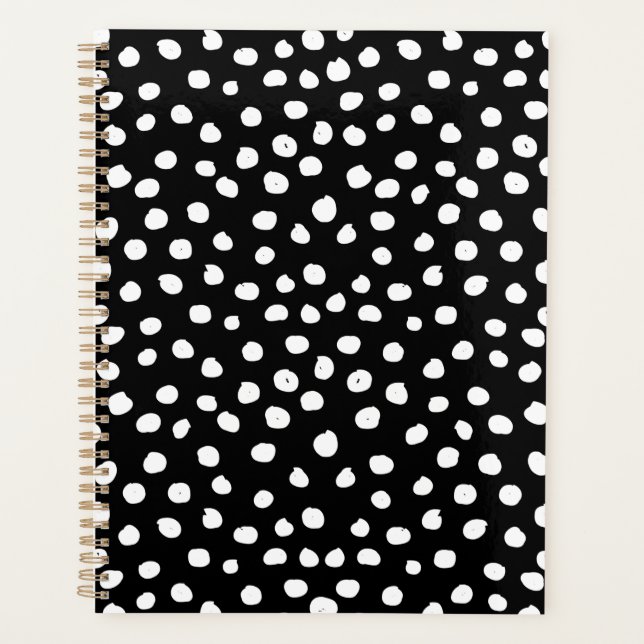 Points Preppy - Points Posters de animaux noirs mo (Devant)