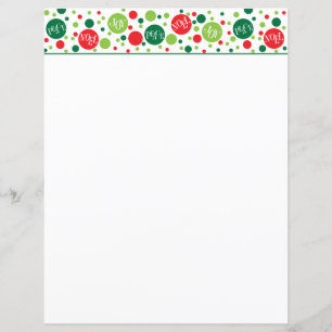 Points rebondissants en-tête de Noël