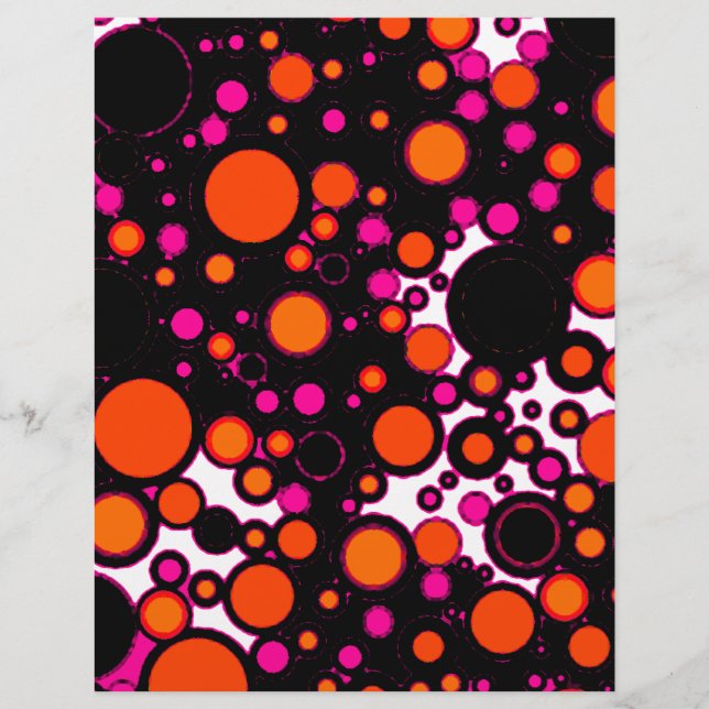 Points rose et orange (Devant)