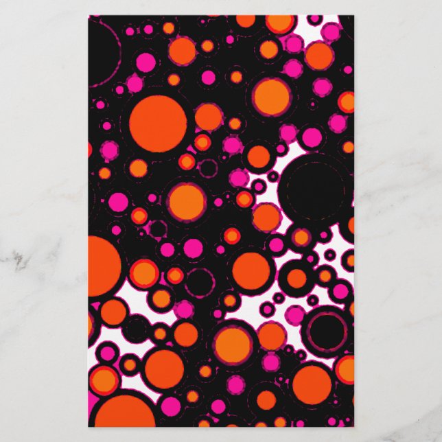 Points rose et orange (Devant)