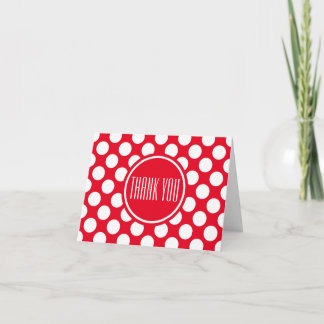 Points rouges blancs | Festive merci