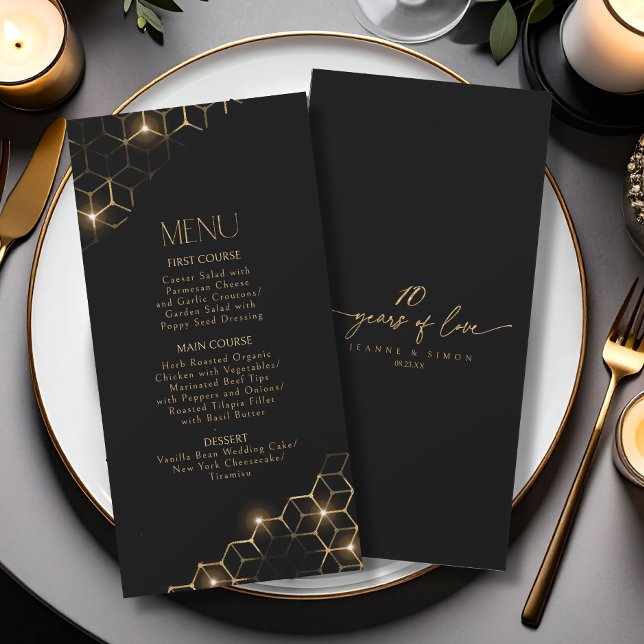 Points saillants 10e anniversaire Gold Menu ID1165 (Créateur téléchargé)