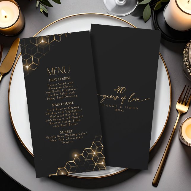 Points saillants 40e anniversaire Gold Menu ID1165 (Créateur téléchargé)