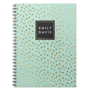 Points verts et Gold de la menthe   Carnet