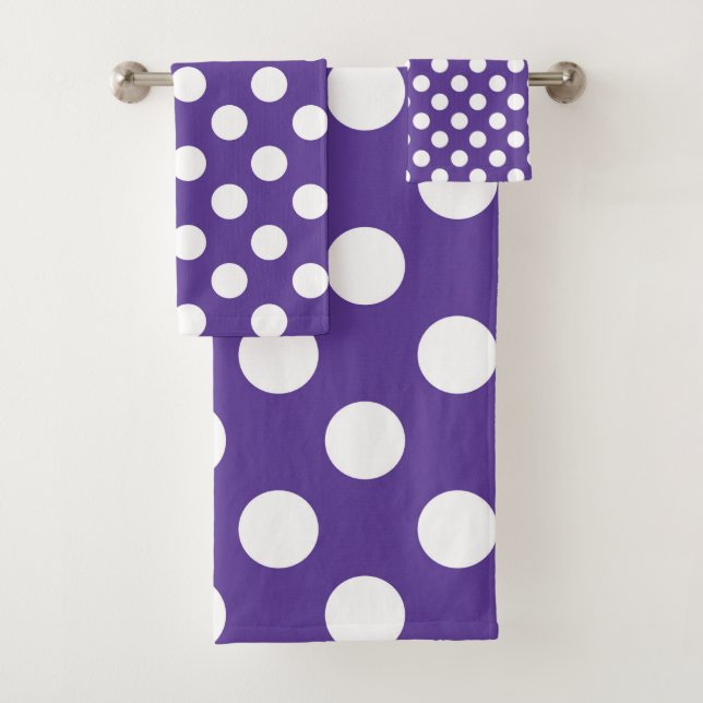 Points violets et blancs (En situation)