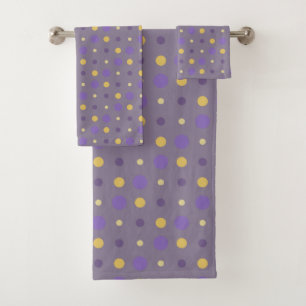 Points violets et jaunes