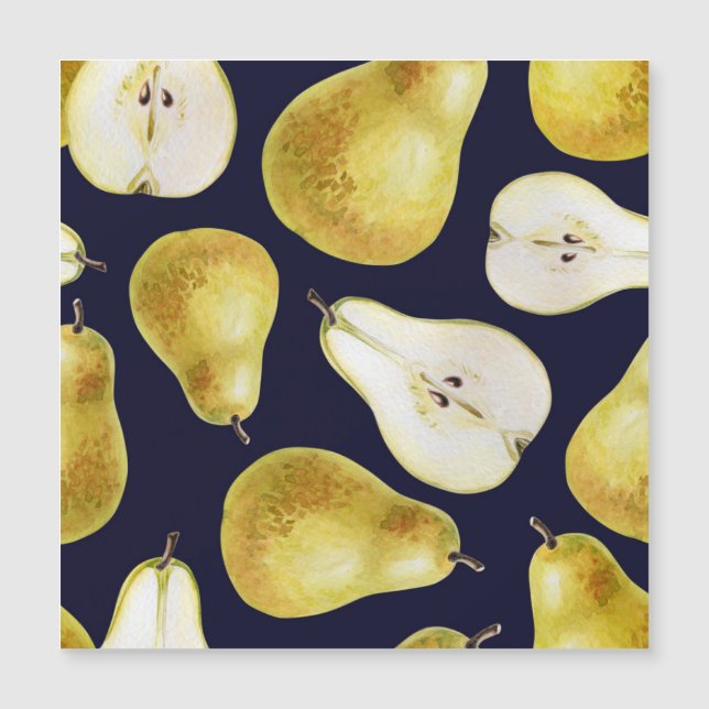 Poire mûre, arrière - plan noir, jardin (Devant)