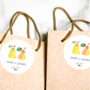 Poire Parfaite - Sticker De Douche Couples