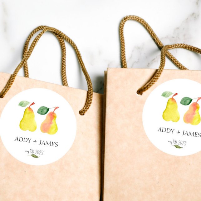 Poire Parfaite - Sticker De Douche Couples (Créateur téléchargé)