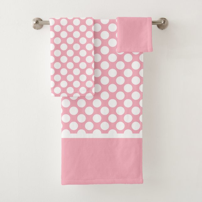 Pois blancs en rose (En situation)