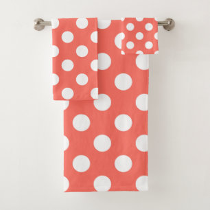 Pois blancs sur corail vivant