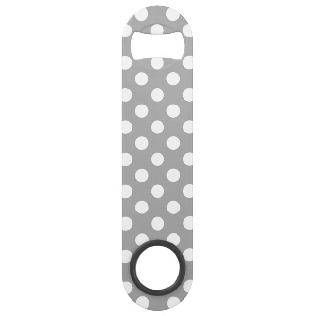 Pois blancs sur gris (Devant)
