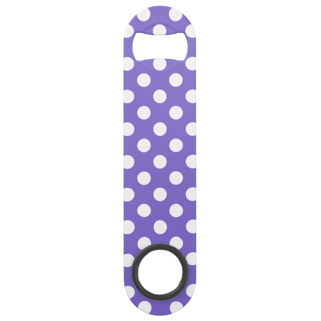 Pois blancs sur perwinkle (Devant)