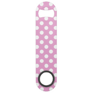 Pois blancs sur rose pâle