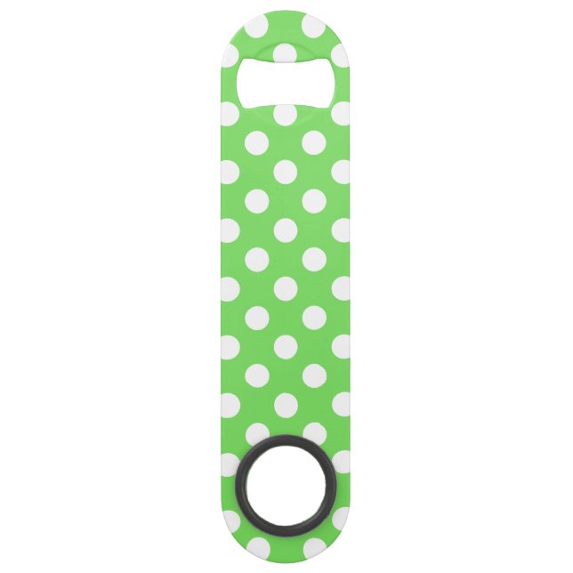 Pois blancs sur vert pomme (Devant)