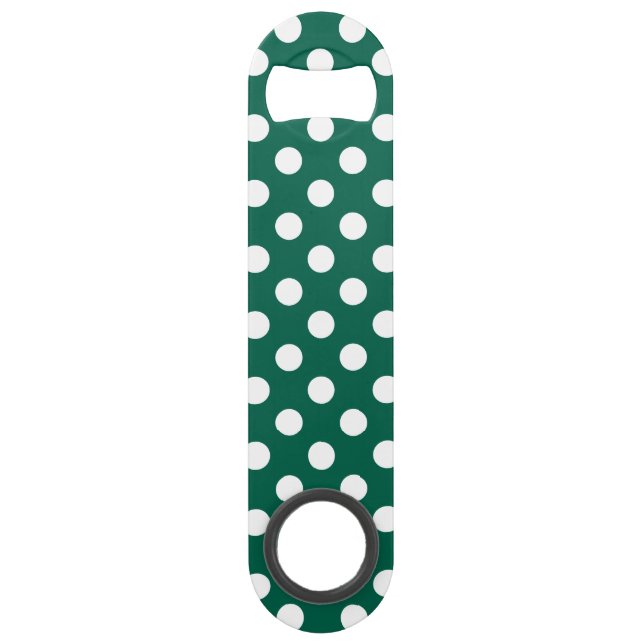Pois blancs sur vert sauge (Devant)