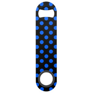 Pois bleu et noir