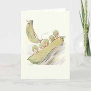 Pois dans un Carte pour notes vide de pois