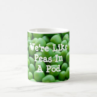 Pois dans une cosse - tasse d'amitié