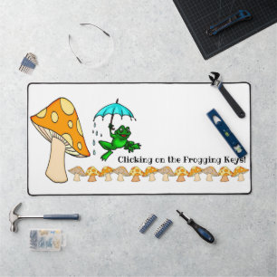 Pois de bureau Grenouille Champignons Nature