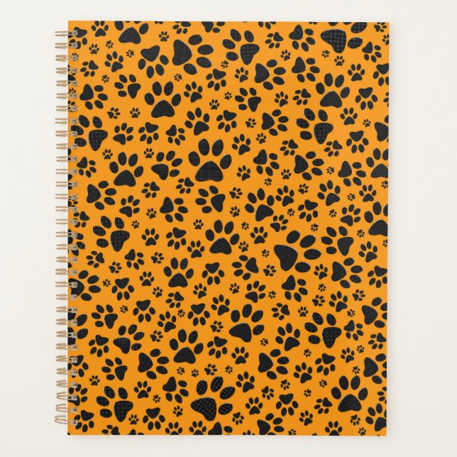 Pois de chien noir et blanc Pointe Polka sur dahli (Devant)