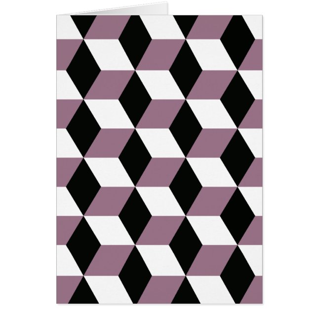 Pois doux, Noir & Blanc Cubes 3D Motif (Devant)