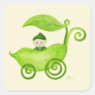 Pois doux stickers bébé garçon