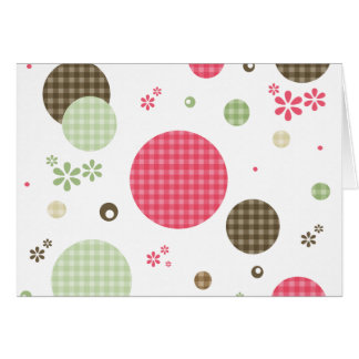 Pois En vichy Cute Avec Fleurs De Marguerite Rétro