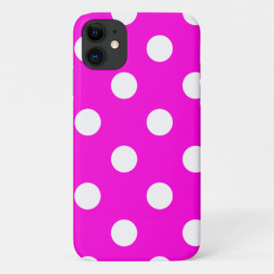 Pois magenta #FF00DC Coque-Mate coque iphone