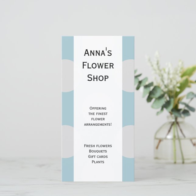 Pois, Motif à points Polka, points, bleu, gris (Debout devant)