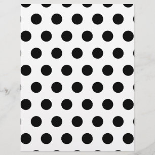 Pois noirs et blancs personnalisés