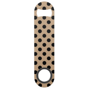 Pois noirs sur beige