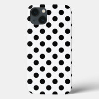 Pois noirs sur Coque blanc-coque iphone Mate