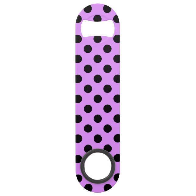 Pois noirs sur lilas (Devant)