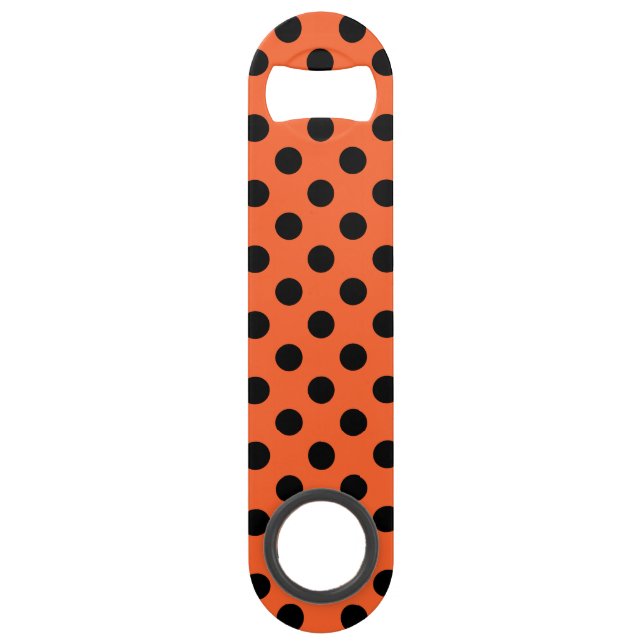 Pois noirs sur orange (Devant)